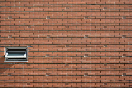 αρχιτεκτονική, τοίχο από τούβλα, μοτίβο, υφή, τοίχου, παράθυρο