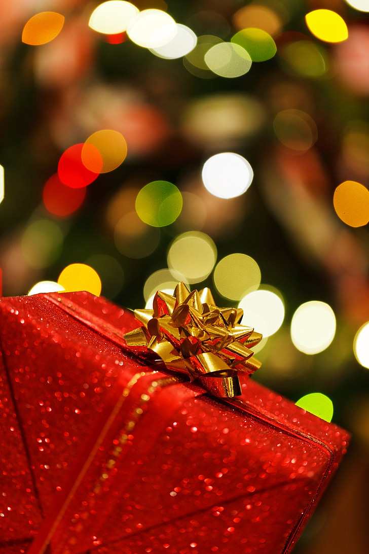 christmas present, box, celebration, christmas, festive, christmas gift, holiday