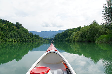 floden, floden gang, kanosejlads, canadiere, padle båden, padle tour, canoeist