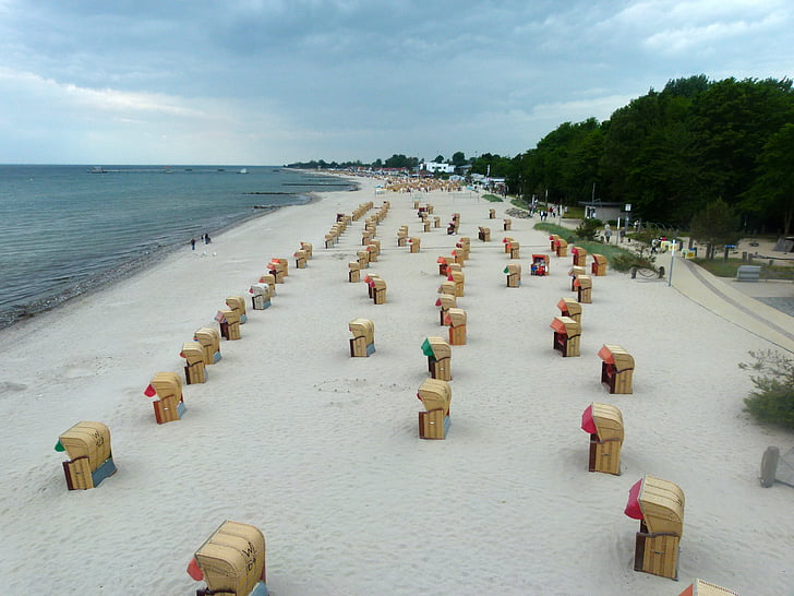 клубове, Балтийско море, море, Балтийско море плаж, крайбрежие, вълна, плаж