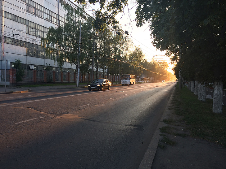 Straße, Stadt, Russland