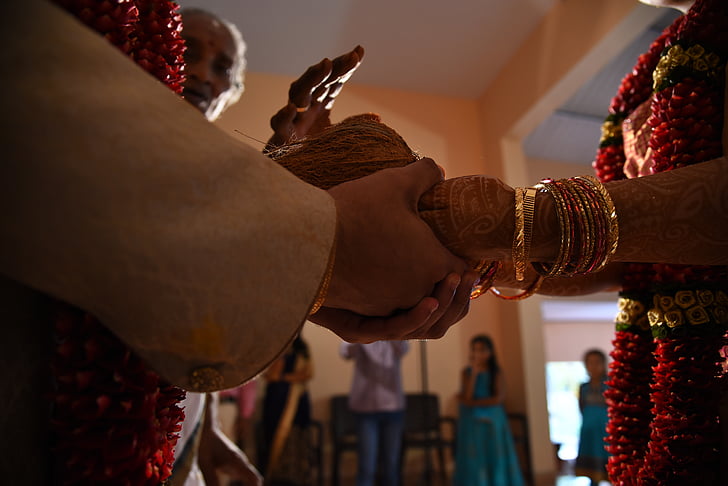 Hindu-Hochzeit, Ehe, Indien, Mi Vida de la india