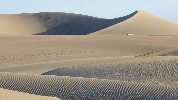 pijesak, polje, vruće, pješčane dine, sušnim, pustinje, priroda
