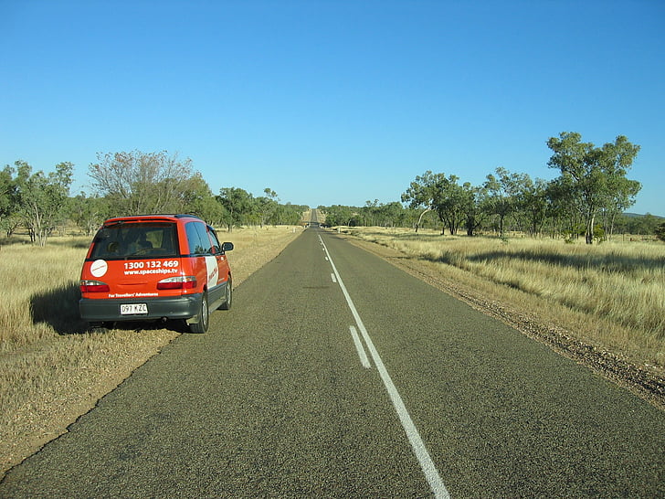 Stacaravan, Australië, Outback