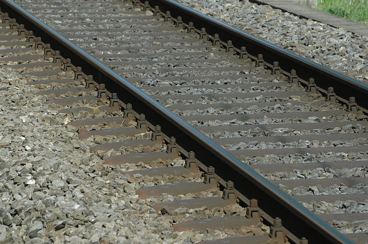spoor, bijhouden, spoorwegen, Railroad tracks, spoorwegen, spoorweg track, vervoer