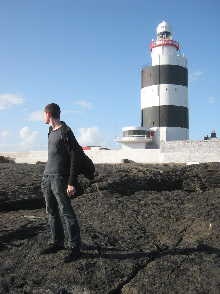 Írsko, najstaršie, pobrežie, Lighthouse, pamiatka