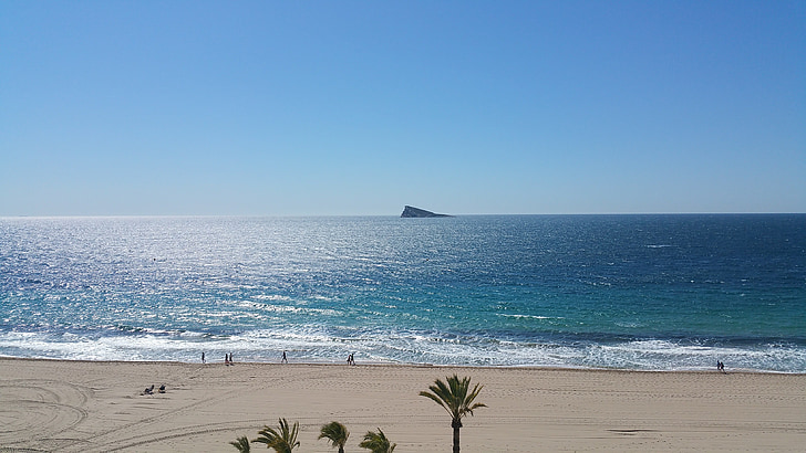 more, odmor, ljeto, Otok, Horizont, Palma, plaža