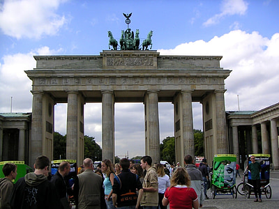 porta de Brandenburg, Quadriga, punt de referència, Berlín