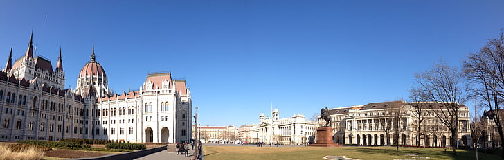 Будапеща, парк, парламент, Унгария, град, архитектура, пътуване