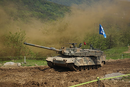 tanc, soldat, grup, Guerra, armes, República de Corea, l'exèrcit