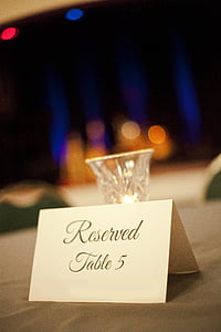 rezervace, událost, tabulka, Oslava, večeře, banket, Restaurace