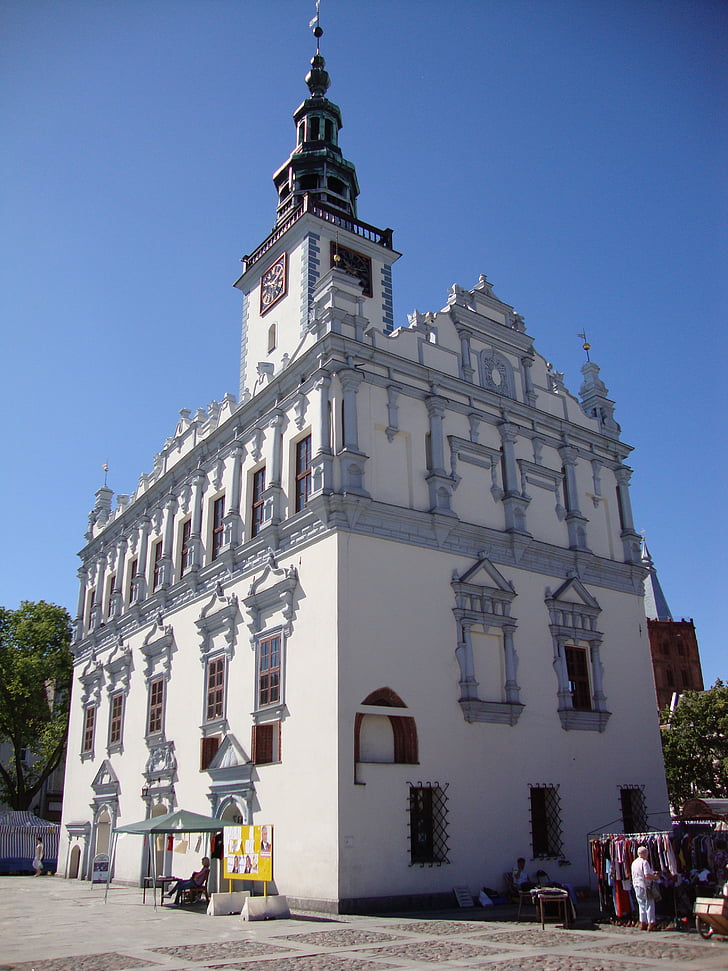Chełmno, Polandia, Balai kota, bangunan, arsitektur, Monumen, renaissance