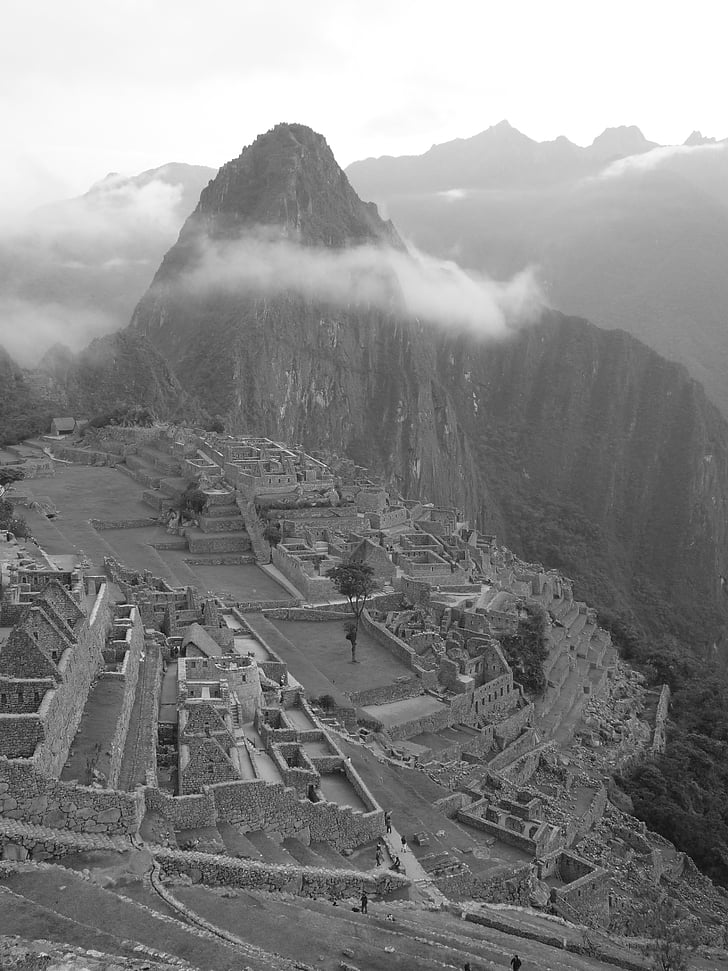 Machu picchu, Peru, Inca, Toerisme, het platform