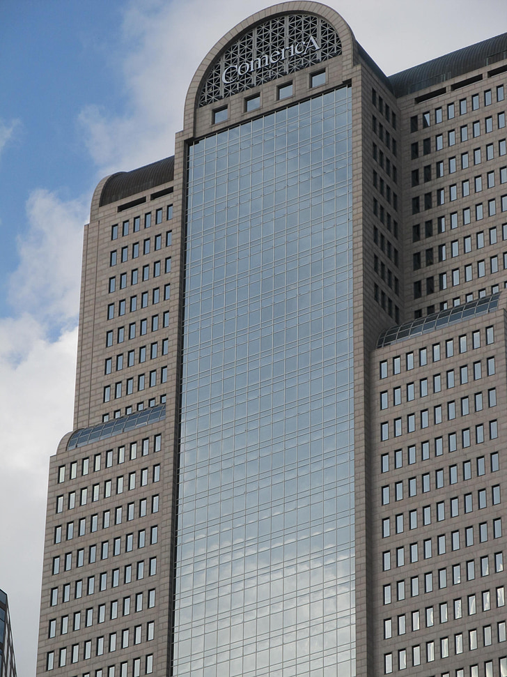 skyline de Dallas, Dallas, bâtiments, Centre ville, immeubles de bureaux, façade en verre, bâtiment