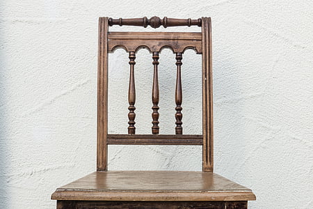椅子, 残りの部分, 木製の椅子, 家具の部分, 木材・素材, 壁 - 建物の特徴, 古い