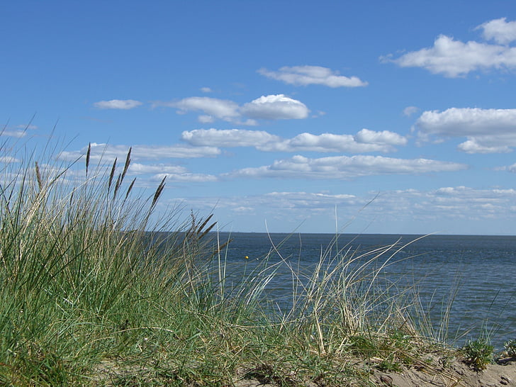 Sylt, лято, Северно море, Северна Германия, пясък, плаж, море