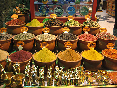 spices, istanbul, bazaar
