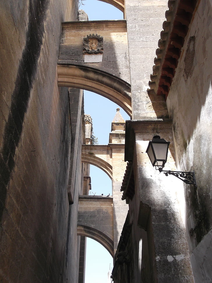 Espagne, Andalousie, arches, ville, architecture, Arch, arcades