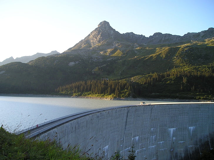 reservatório, barragem