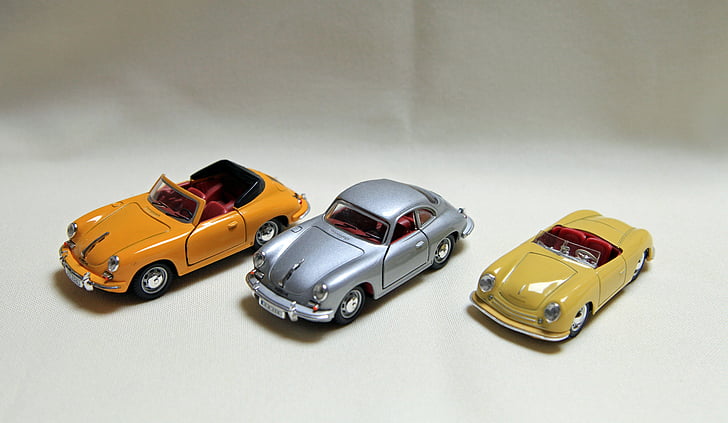 Porsche, model bil, 356, Cabriolet, Auto