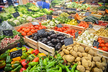 aubergines, bio, cabbage, eggplants, food, grocery, healthy