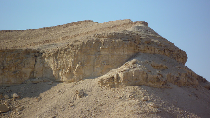 poušť, Mrtvé moře, Izrael, krajina, východ, prostředí, přírodní