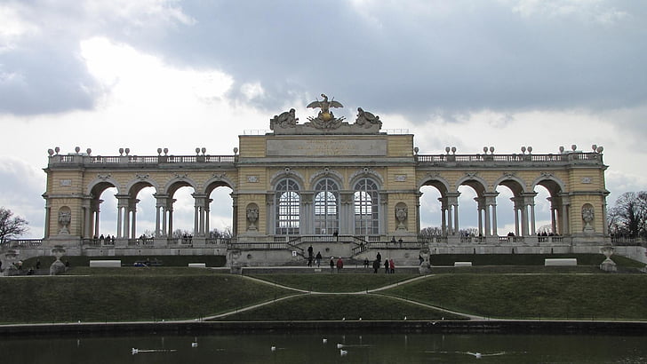 Gloriette, Austria, Wien, Istana Schönbrunn, Monumen, tamasya, perjalanan
