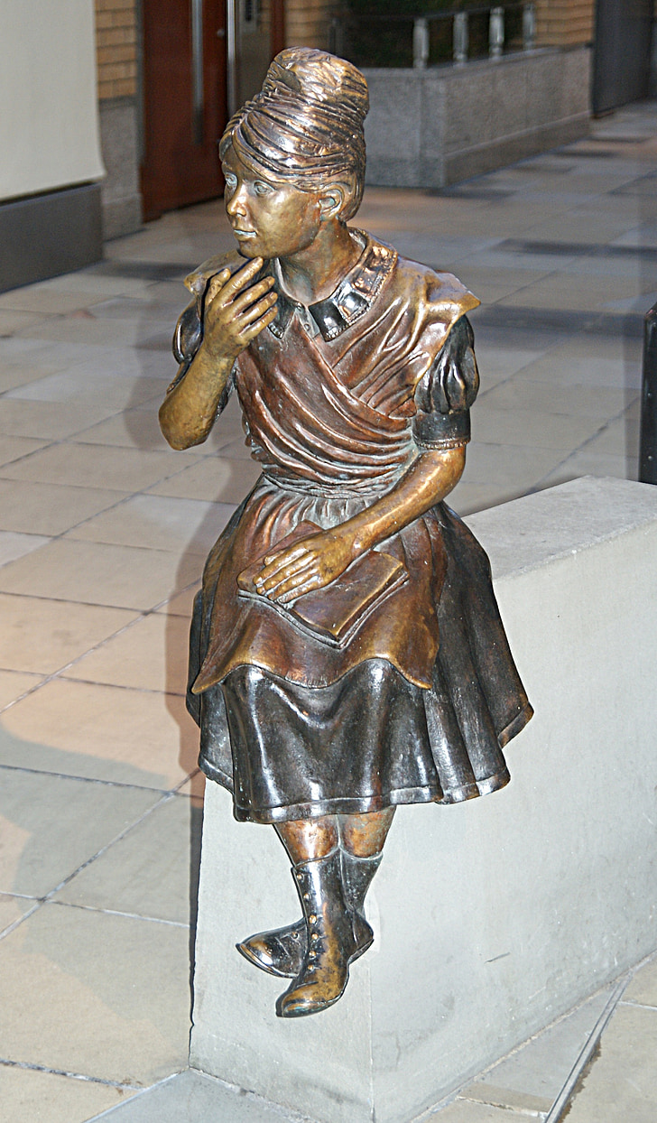 Statue, Joonis, skulptuur, naine, Art