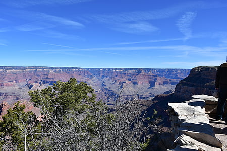 Hora, Grand canyon, Spojené státy americké, turistické lokality, Mirador, Národní park, cestování