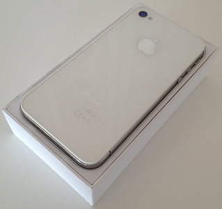 iPhone 4s, teléfono inteligente, Atrás