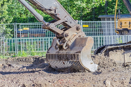 excavators, bucket wheel excavators, construction machine, site, machine, construction, tool