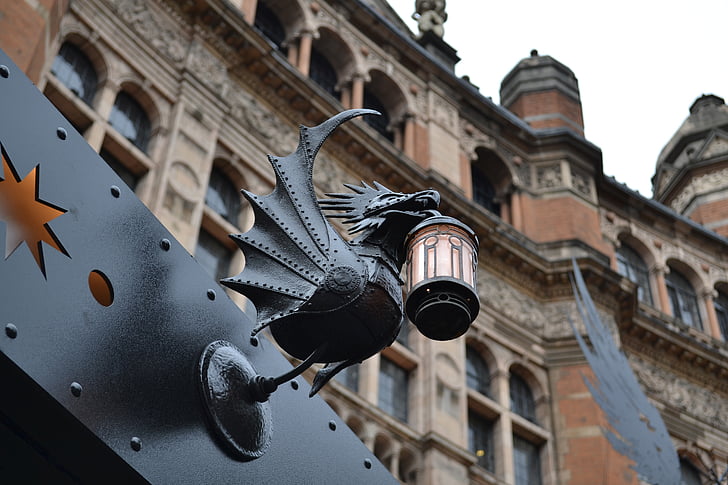 harry potter, cursed child theater, theater decor, london, architecture, europe