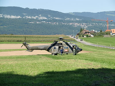 helicóptero, Exército, pouso