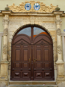 durys, įvestis, senų durų, vartai, portalas, pastatas, Architektūra
