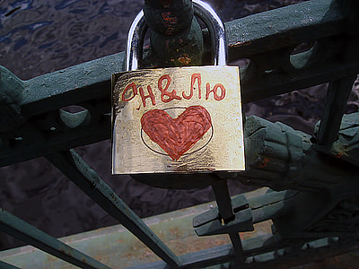 lock, love, railing, bridge, peter, russia