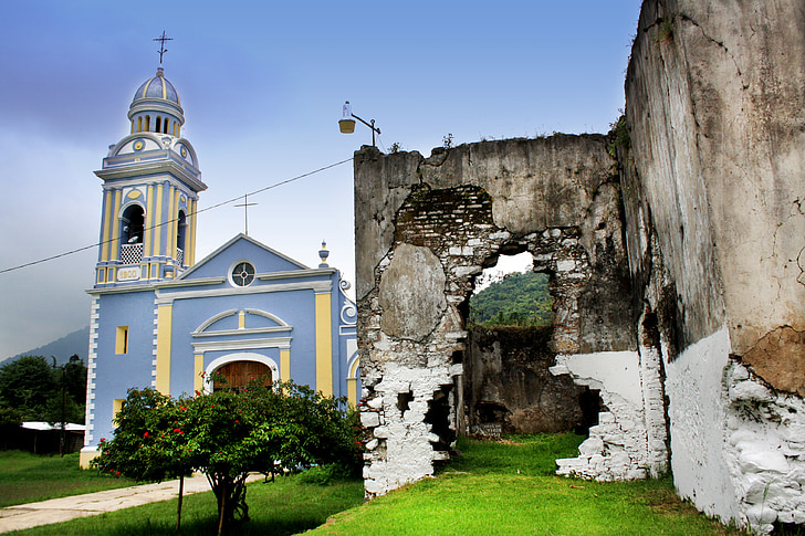 templom, Santa lucia, Veracruz, Mexikó