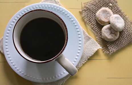 čierna, káva, pohár, hrnček, šálka kávy, espresso, šálka kávy