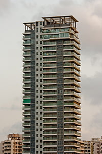 gebouw, hoog, Hotel, Mumbai, India, het platform, Appartement