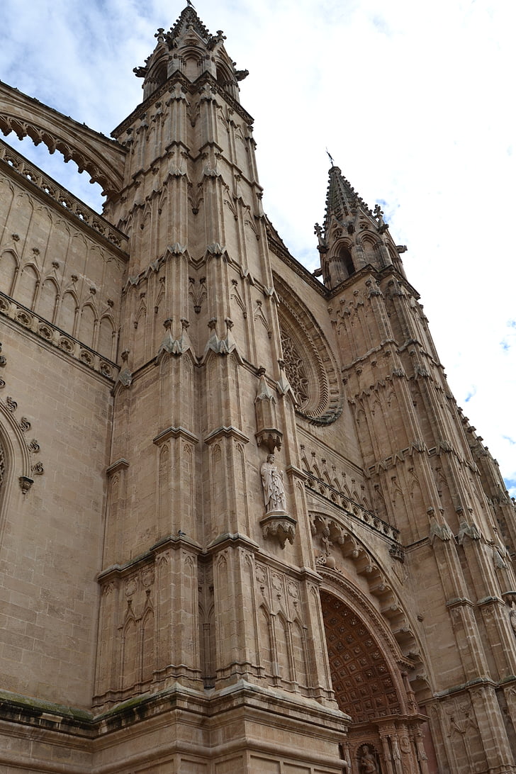 Cathedral, Palma de mallorca, kirke, Mallorca, Palma, House af tilbedelse, arkitektur