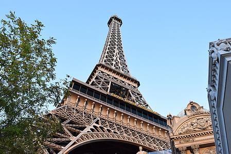 las vegas, Paris, Paris – Perancis, Menara Eiffel, tempat terkenal, Prancis, arsitektur