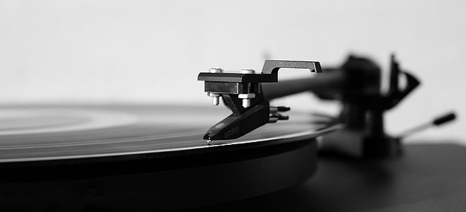 gramofón s, Hudba, gramofón, ihla, záznam