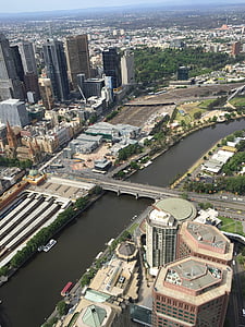 Melbourne, Melbourne outlook, sông Yarra