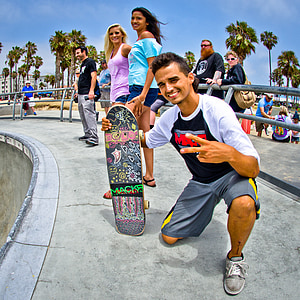skateboard, Skate park, drsalec, fant, način življenja, ZDA, Amerika