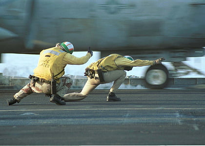 aircraft carrier, us navy, military, flight crew, aircraft, fighter jet, take-off