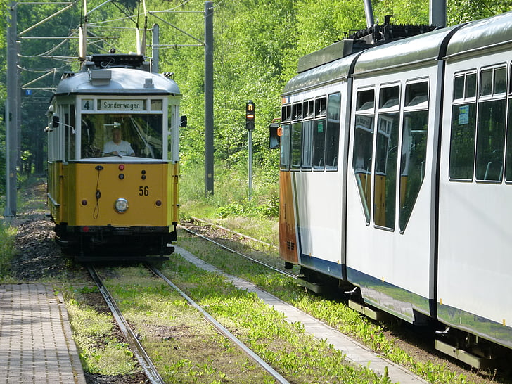 tramvaj, Gotha, po kopnem tramvajske