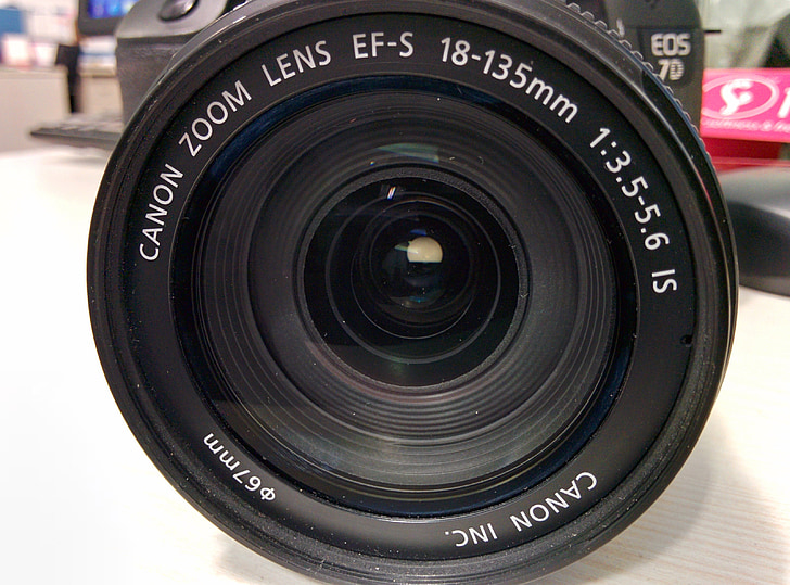 렌즈, 카메라, 디지털 카메라, 캐논, dslr 카메라, 캐논 eos 7 d, 디지털