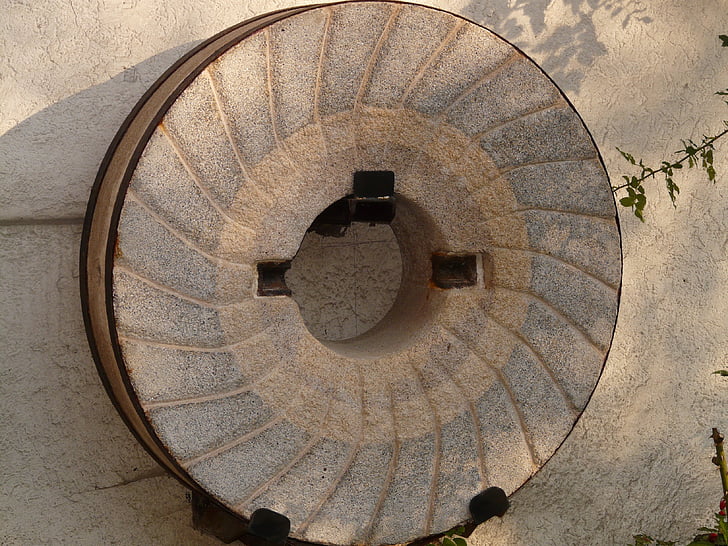 millstone, mill, grind, stone, architecture, circle