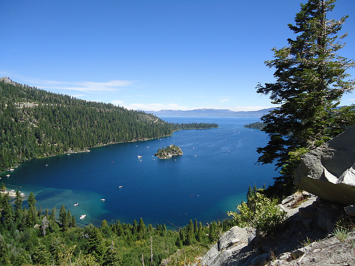 Emerald bay, Lake tahoe, Kalifornie