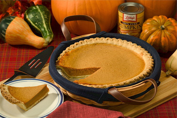 pumpkin pie, autumn, holiday, baked, delicious, seasonal, fall