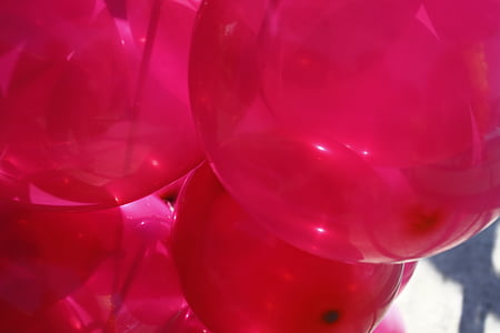 balões, Cor, roxo, Violet, sol
